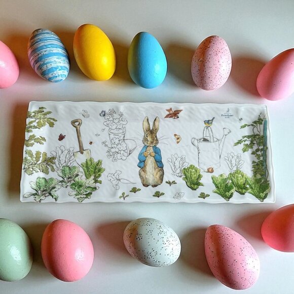 PETER RABBIT World of Beatrix Potter Melamine Long Platter NEW - Picture 1 of 8